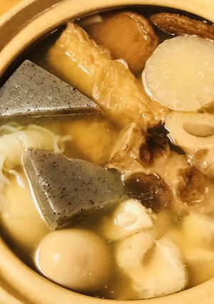 セットに一手間●おでんセット+鶏肉うどん-レシピのメイン写真
