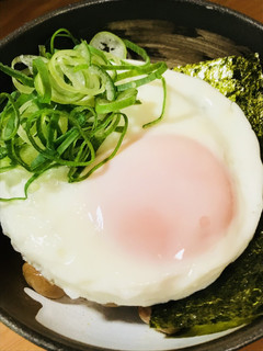 シンプル前菜●納豆+目玉焼き+味つけ海苔-レシピのメイン写真