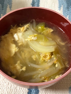簡単時短キャベツともやしの中華風スープ-レシピのメイン写真