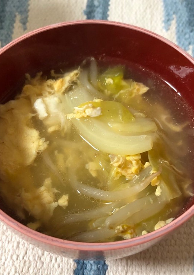 簡単時短キャベツともやしの中華風スープ-レシピのメイン写真
