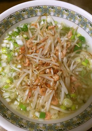 超簡単、小海老塩ラーメン-レシピのメイン写真