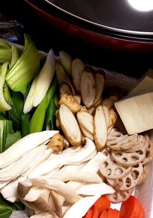 お野菜いろいろ簡単すき焼き-レシピのメイン写真