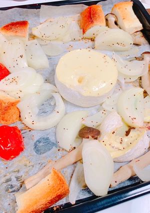 つまみにカマンベールと野菜のオーブン焼き-レシピのメイン写真