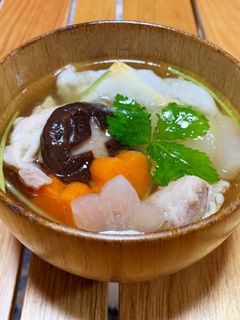 お雑煮 関東風 白だし おすまし-レシピのメイン写真