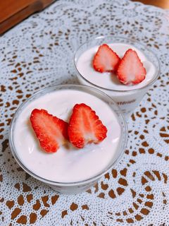 ムース感覚♡マシュマロデザートヨーグルト-レシピのメイン写真