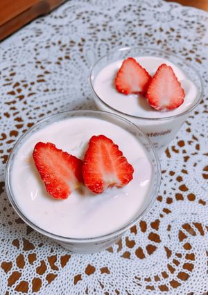 ムース感覚♡マシュマロデザートヨーグルト-レシピのメイン写真
