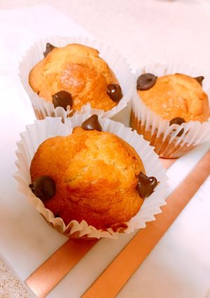 簡単♪美味しすぎるチョコチップ マフィン-レシピのメイン写真