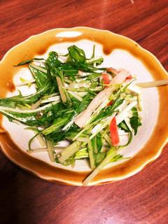 超簡単☆3分で完成☆水菜のサラダ♡-レシピのメイン写真
