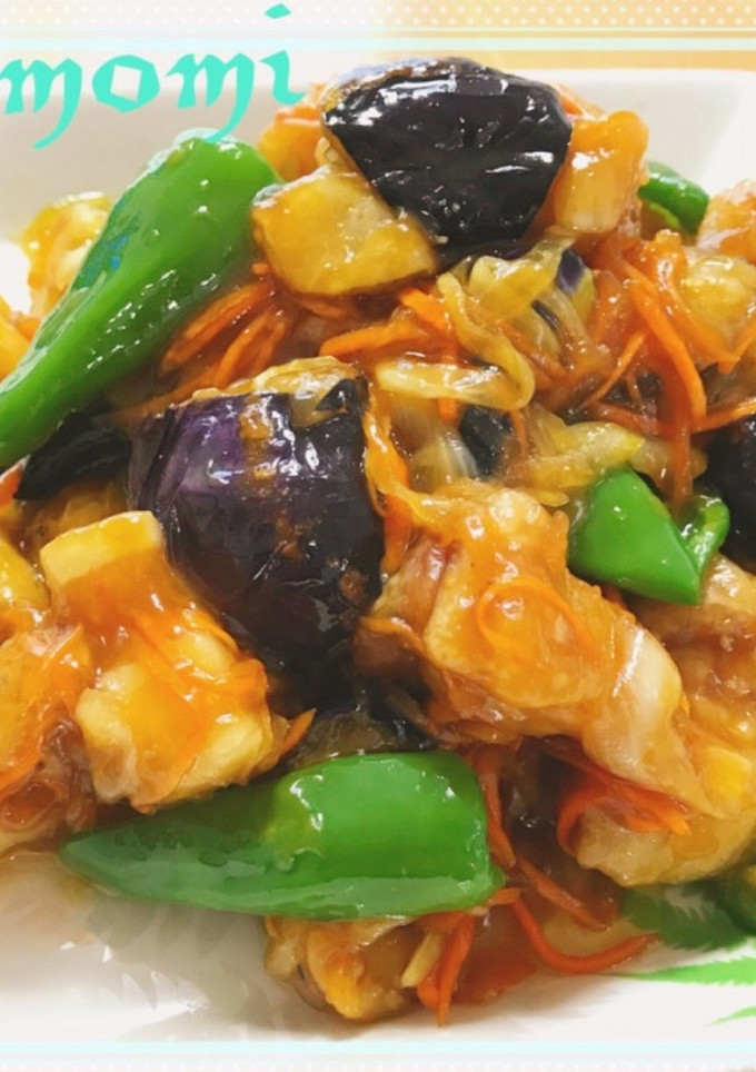 たっぷり野菜の甘〜い黒酢あん和え-レシピのメイン写真