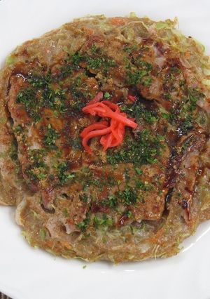 ふすま粉入りお好み焼き-レシピのメイン写真