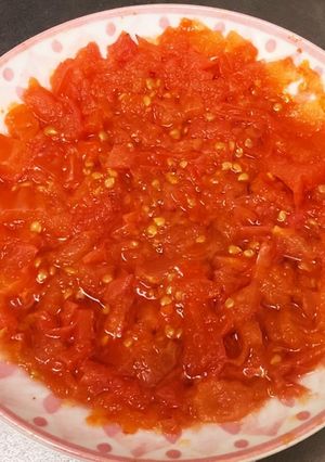 離乳食 生トマトでトマトソースベース作り-レシピのメイン写真