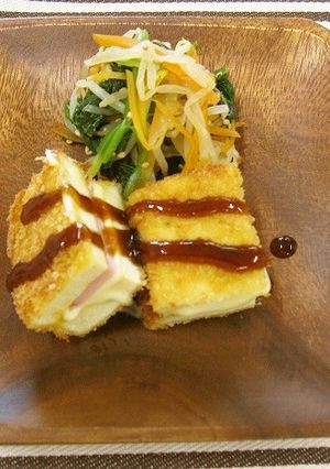 高野豆腐のハムカツ-レシピのメイン写真