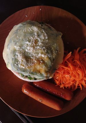 スピナッチクリームのオープンサンド-レシピのメイン写真