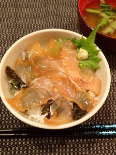 ヒラメの漬け丼-レシピのメイン写真