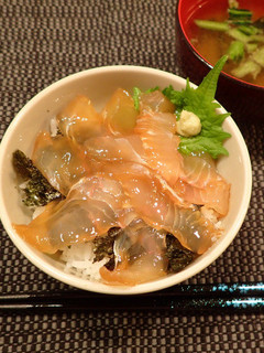 ヒラメの漬け丼-レシピのメイン写真
