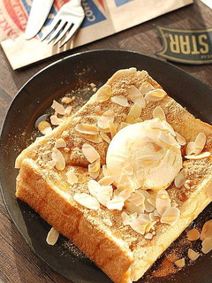 あまったお餅で♡絶品!きなこ餅トースト-レシピのメイン写真