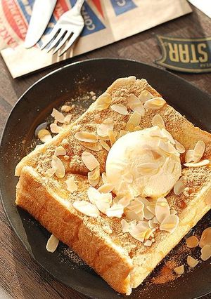 あまったお餅で♡絶品！きなこ餅トースト-レシピのメイン写真