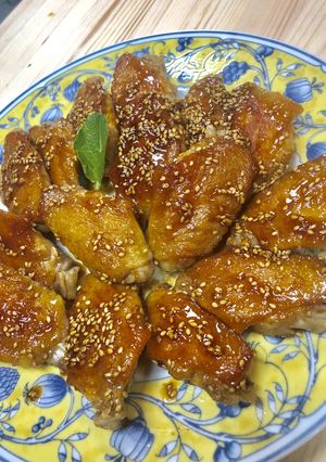 鶏の手羽先甘醤油焼き-レシピのメイン写真
