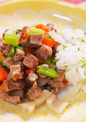 わんこ飯♪猪肉の筑前煮-レシピのメイン写真