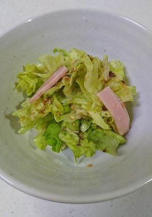 レタスの和風サラダ-レシピのメイン写真