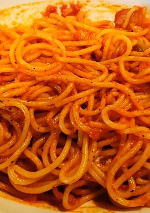 冷凍ナポリタンを、美味しく食べるひと工夫-レシピのメイン写真