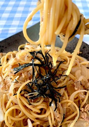 麺つゆで☆ツナパスタ-レシピのメイン写真