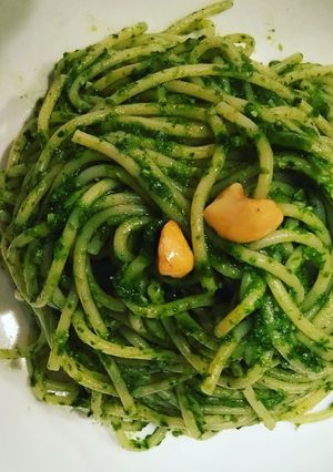 スパゲティ・ほうれん草ジェノベーゼ-レシピのメイン写真
