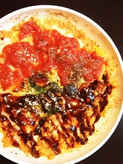 簡単フライパンのままオムライス-レシピのメイン写真