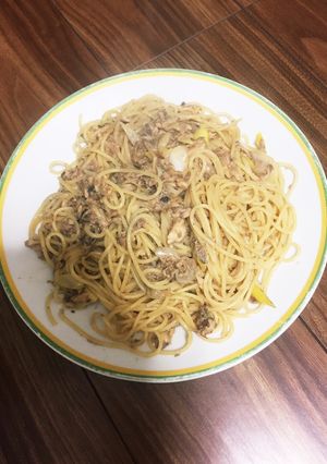 鯖缶の簡単和風パスタ-レシピのメイン写真