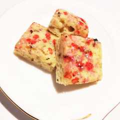 รูปของ 豆腐でヘルシー！バレンタインバナナケーキ