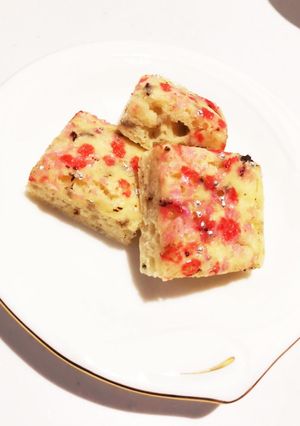豆腐でヘルシー！バレンタインバナナケーキ-レシピのメイン写真