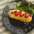 レンジだけで作る♥️ミニオムライス♥️