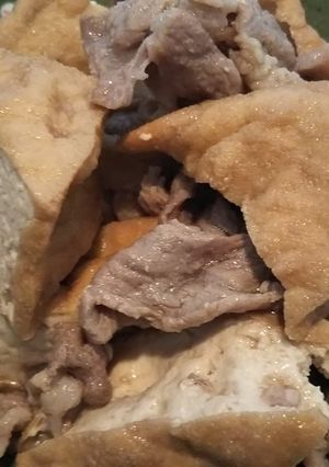 豚肉と厚揚げの煮物-レシピのメイン写真