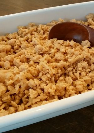 生姜が効いた鶏そぼろ-レシピのメイン写真