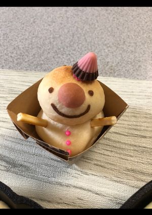 ◆HB使用◆雪だるまパン-レシピのメイン写真