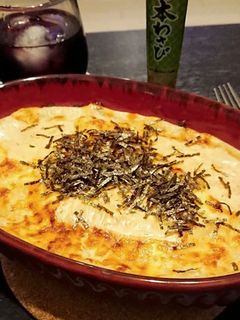 余ったお餅で!もちチーズとろろ焼き-レシピのメイン写真