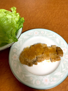 美味い!豚ロースの甘味噌ダレのレタス包み-レシピのメイン写真