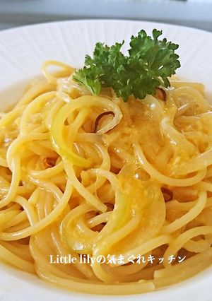 ペペたまパスタ（レンチンVer)-レシピのメイン写真
