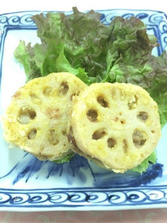 れんこんのはさみ揚げ-レシピのメイン写真