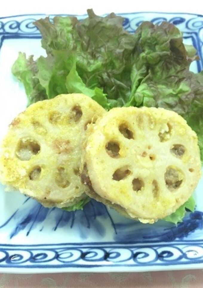 れんこんのはさみ揚げ-レシピのメイン写真