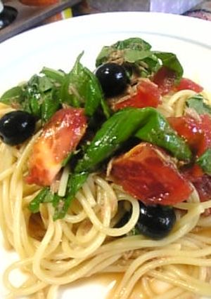 めんつゆでイタリアン＆和風　冷製パスタ♪-レシピのメイン写真