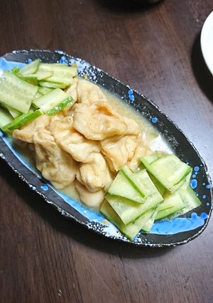 丁子麸の辛子酢みそ和え-レシピのメイン写真