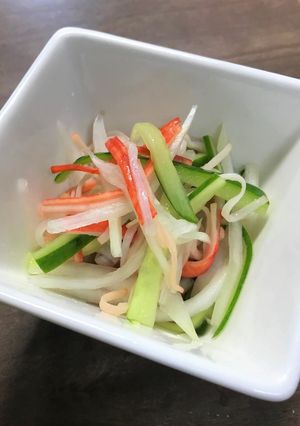 【減塩レシピ】カニカマ入り酢の物-レシピのメイン写真