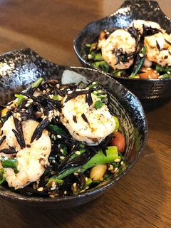 栄養満点☆海老とひじきとお豆のサラダ-レシピのメイン写真