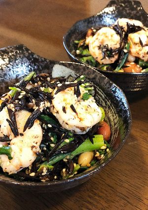 栄養満点☆海老とひじきとお豆のサラダ-レシピのメイン写真