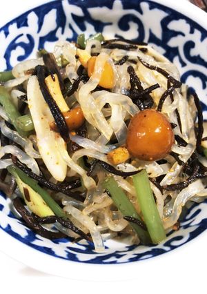 味付け山菜きのこで炒め物！-レシピのメイン写真
