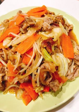 超簡単！大人も子供もおかわりの肉野菜炒め-レシピのメイン写真