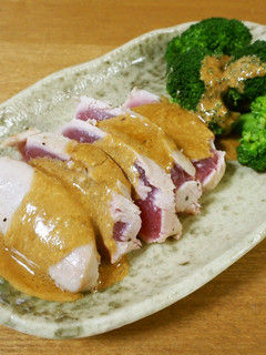 簡単☆まぐろレアステーキ*醤油マヨソース-レシピのメイン写真