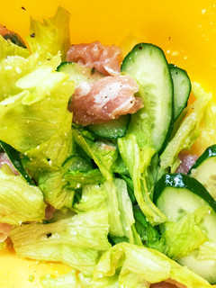レタスと生ハムの簡単無限サラダ-レシピのメイン写真