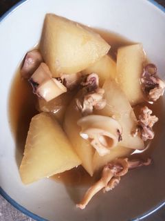 イカ汁 → 大根とイカの煮物-レシピのメイン写真
